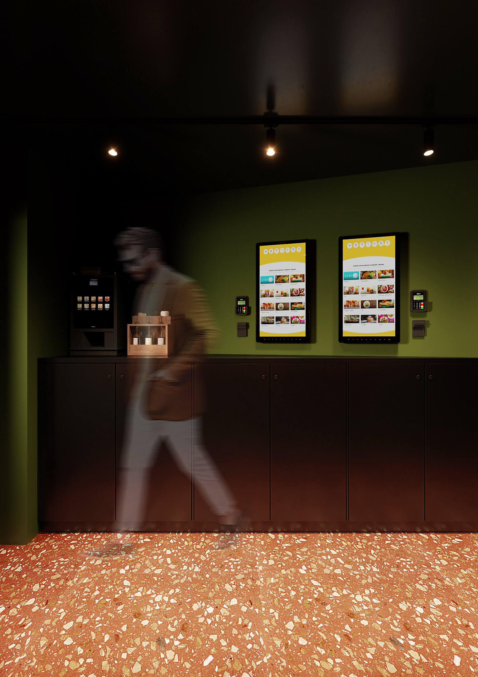 Cafes | render interior | France